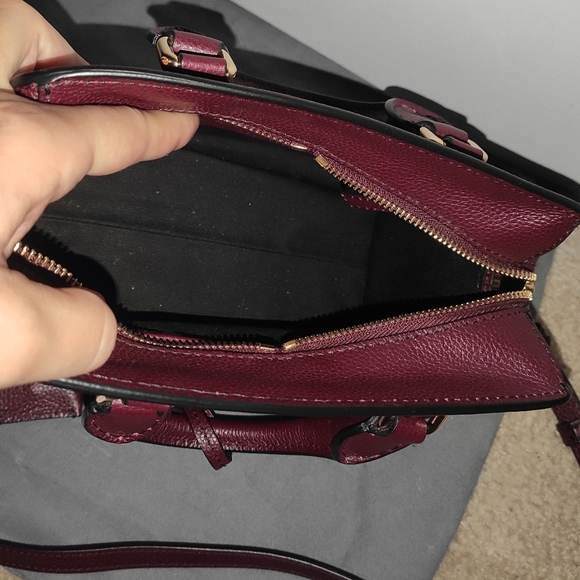 Alexander McQueen Bordeaux Leather Padlock Bag - Picture 11 of 17